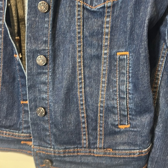 Old Navy Denim Jean Jacket Women Size L - Picture 7 of 13